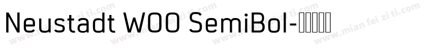 Neustadt W00 SemiBol字体转换